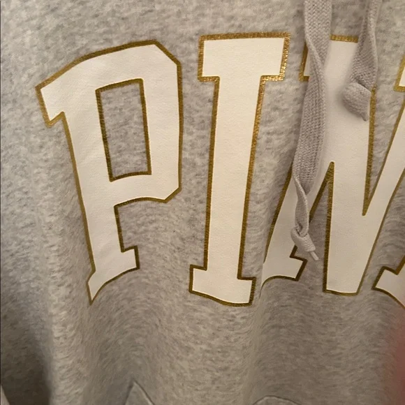PINK Victoria's Secret Gray Hoodie - Picture 3 of 8